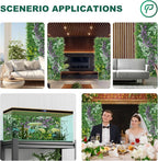 Artificial Grass Wall Backdrop Panels, 20''x40'' 6pcs Boxwood Hedge Panels Privacy Screen with UV Protection, Fake Greenery Wall Panels Decor for Garden Indoor Outdoor