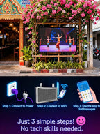 XSGD P3 Programmable Led Sign Outdoor LED Sign for Business, IP65 Waterproof Scrolling Digital Signage Displays, RGB Full Color LED Screen, Custom Images and Video for Business Adversting 40''x17''