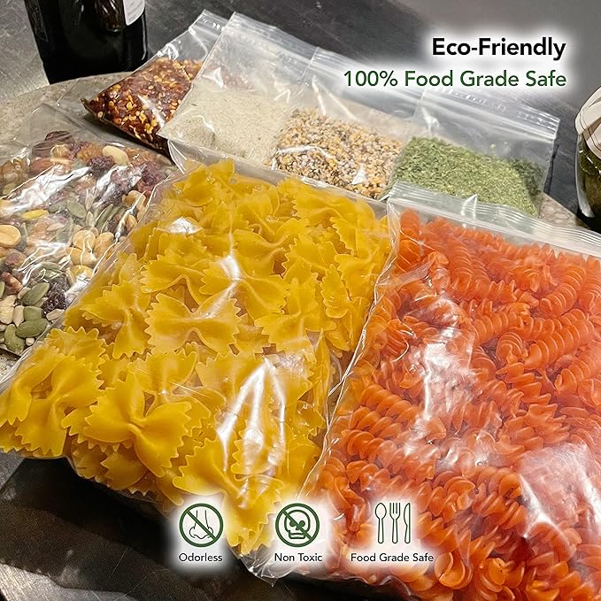 6 x 9 Inch Resealable Plastic Bags 1000 Pack — Clear Reclosable Zipper Seal Bags for Treats, Crafts, Party Favors, Small Food Storage, Packaging