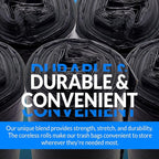 Reli. 13 Gallon Trash Bags | 1000 Bags | Black | Tall Kitchen | Strong | Garbage