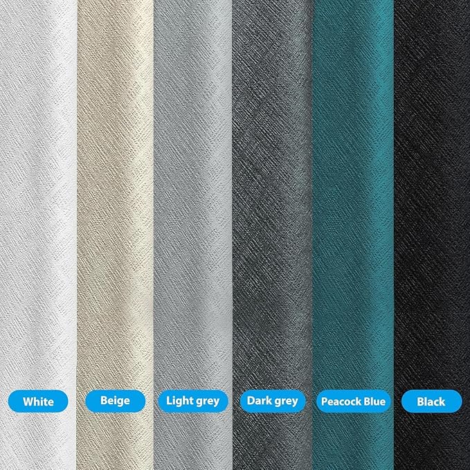 Room Divider Curtains Total Blackout Privacy Curtain Panel Room Thermal Insulated Noise Reduction Curtain for Bedroom Window Living Room Ceiling Track Curtain W 150 × H 96 in Grey.