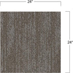 Mohawk Elite 24" x 24" Berber (Loop pile), 0.08" Pile Height, Carpet Tile, Nylon Fiber, Oak Color, (24 Tiles), (96 sqft/carton)