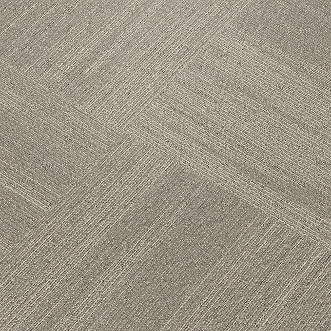 Mohawk Elite 24" x 24" Berber (Loop pile), 0.1" Pile Height, Carpet Tile, Nylon Fiber, Dove Color, (24 Tiles), (96 sqft/carton)