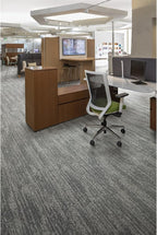 Mohawk Elite 24" x 24" Berber (Loop pile), 0.08" Pile Height, Carpet Tile, Nylon Fiber, Dappled Steel Color, (24 Tiles), (96 sqft/carton)