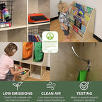 Factory Direct Partners 13138-NT Birch 2-Section Coat Locker with Bench, Storage Cubbies and Coat Hooks - Natural