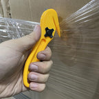 Stretch Film Dispenser Including Film Cutters - Holds 12'' - 20'' Shrink Wrap, Top Quality Stainless Steel, Tough, Durable, Pake Handling Tools (Dispenser Including Film Cutters)