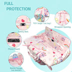 Shopping Cart Cover for Baby,2-in-1 High Chair Cover with Portable Cloth Bag,Cart Seat Pad for Babies Grocery Cushion Cover Restaurant,Suitable for All Supermarkets