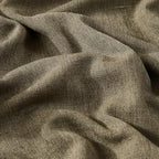 Vision Home Brown Pinch Pleated Full Blackout Curtains Linen Blended Room Darkening Window Curtains 90 inch for Living Room Bedroom Thermal Insulated Pinch Pleat Drapes with Hooks 2 Panel 40" Wx90 L