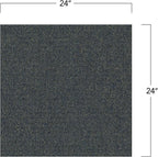 Mohawk Advance 24" x 24" Berber (Loop pile), 0.11" Pile Height, Carpet Tile, Nylon Fiber, Azure Color, (24 Tiles), (96 sqft/carton)