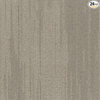 Mohawk Elite 24" x 24" Berber (Loop pile), 0.1" Pile Height, Carpet Tile, Nylon Fiber, Dove Color, (24 Tiles), (96 sqft/carton)