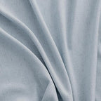 MIULEE Non-See-Through Privacy Linen Curtains 2 Panels, Chambray Blue Light Filtering Window Curtains Farn House Textured Back Tab Semi Sheer Drapes for Bedroom Living Room 72 Inches Long Light Blue