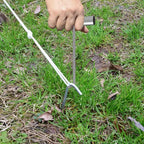 Metal Tent Stakes Heavy Duty 9 Inch with Puller Tool, 25 Pack Anti-Rust Galvanized Steel Ground Anchors Camping Tarp Stakes for Inflatables Outdoor Decorations