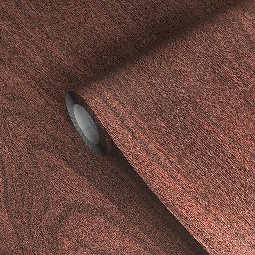 GSCIT Club Wood Grain Repair Tape, 24 inch X 25ft Self Adhesive Cherry Grain Repair Patch for Tables, Chairs, Baseboards, Doors, Windows, Floors, Handicraft DIY.