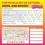 Cinema Light Box with Letters – Marquee Color Changing Light Box Sign with 386 Black & Color Letters & Emoji & 2 Markers- Premium Light Up Letter Board – 16 Dimmable Remote-Controlled Colored Options