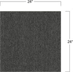 Mohawk Basics 24" x 24" Berber (Loop pile), 0.07" Pile Height, Carpet Tile, PET Fiber, Smoke Color, (24 Tiles), (96 sqft/carton)