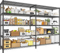 REIBII 73''W Shelf 1650 LBS Storage Shelves 5-Tier Metal Shelving Wire Shelving Unit, Adjustable Heavy Duty Metal Shelves Wire Shelf for Pantry Kitchen Industrial Garage, 17.7" D x 73" W x 71" H