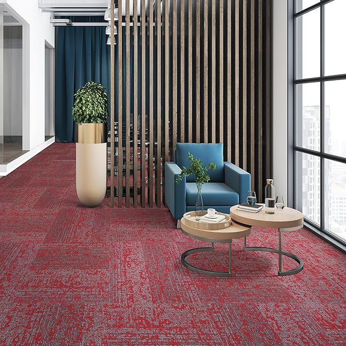 Mohawk Elite 8" x 8" Carpet Tile Sample with Premium Nylon and EcoFlex One Cushion in Reflective Path