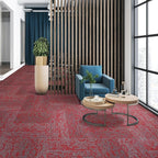 Mohawk Elite 8" x 8" Carpet Tile Sample with Premium Nylon and EcoFlex One Cushion in Reflective Path