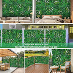 Artificial Hedge Grass Wall, Boxwood Panels 40"x120"(33.33 SQFT), UV Protected Greenery Wall Backdrop, Green Wall Decor for Outdoor Indoor Wedding Décor