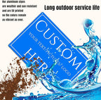 Custom Sign, Custom Delivery Sign，Reflective, Customize for Office, Business, Workplace, office, Home. double-sided(14 * 10Inch)
