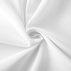 HolidayIdeas 2 Pack Square Fitted Table Covers - 34 x 34 Inch - Fabric Table Clothes Versatile Tablecloths for Parties, Holiday Dinner, Trade Show, Vendor Stand (White)