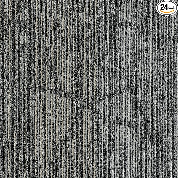 Mohawk Advance 36" x 12" Berber (Loop pile), 0.11" Pile Height, Carpet Tile, PET Fiber, Cross Walk Color, (24 Tiles), (72 sqft/carton)