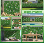 20"X20" Artificial Grass Wall, 16PCS Boxwood Panels UV-Protected Faux Grass Backdrop Wall,Greenery Privacy Hedge Screen for Outdoor Garden Patio, Indoor Party Balcony Fence Decor