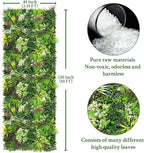 Artificial Plant Wall Panels: 40"×120" UV-Anti Faux Grass Wall Backdrop Boxwood Ivy Fence Privacy Screen Fake Greenery Leaf Hedge for Outdoor,Indoor,Garden,Backyard and Home Decor