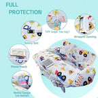 Shopping Cart Cover for Baby,2-in-1 High Chair Cover with Portable Cloth Bag,Cart Seat Pad for Babies Grocery Cushion Cover Restaurant,Suitable for All Supermarkets