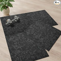 jxgzyy Soft Carpet Tiles 20×20 Inch, 0.38'' Padded Carpet Squares, Non-Adhesive Carpet Flooring with Textured Silicone Back, Easy DIY Seamless SplicingTiles for Corners, 4 Pcs/10.8 Sqft