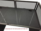 DJ Event Facade White/Black Scrim Metal Frame Booth + 20" x 40" Flat Table Top Includes Both White and Black Panels + Carrying Cases!