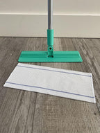 Don Aslett Extra Thick Single-Use Mop Pad Refills (10-Pack) - 5" Wide, Multi Surface Cleaning for Wet or Dry Floors