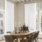 Extra Wide Pinch Pleated Linen Curtains 84 Inches Long 70 Inch Width for Living Room Bedroom Light Filtering Semi Sheer Pleat Window Curtain Boho Pinch Pleated Drape with Hooks Rings 1 Panel 70x84
