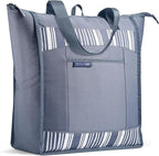 Rachael Ray Chillout Soft Cooler Bag, Large Reusable Insulated Grocery Bag with Zippered Top, Travel Tote for Hot or Cold Food, Grocery Tote Bag