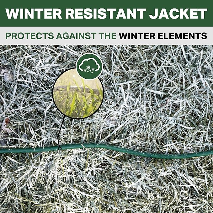 13 Amp Outdoor Extension Cord 6 ft, 16/3 SJTW 6ft Green Extension Cord 3 Prong, Weatherproof for Outdoor Lights, Landscaping & Lawn - US Veteran Owned