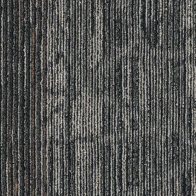 Mohawk Advance 36" x 12" Berber (Loop pile), 0.11" Pile Height, Carpet Tile, PET Fiber, Vintage Row Color, (1 Tile)