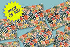 Poly Mailers 10x13 – 100 Pack – Printed Recyclable Shipping Envelopes for Small Business Packaging, Self Sealing Mailing Bags – Tropical Leaves Floral Design