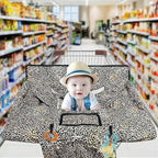 Shopping Cart Cover for Baby,2-in-1 High Chair Cover with Portable Cloth Bag,Cart Seat Pad for Babies Grocery Cushion Cover Restaurant,Suitable for All Supermarkets