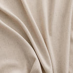 MIULEE Non-See-Through Privacy Linen Curtains 2 Panels, Light Filtering Window Curtains Farnhouse Textured Back Tab Semi Sheer Drapes for Bedroom Living Room, 52 x 72 Inches Long, Beige