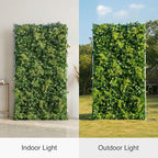 Artificial Luxury‌ Flower Wall Backdrop, Gorgeous 3D Silk Floral Backdrop for Wedding, Baby Shower, Party and Home Decor, Quick Assembly/Storage, Eco ＆ Pet Friendly, 2 pcs, Each Panel 2 * 8 ft.