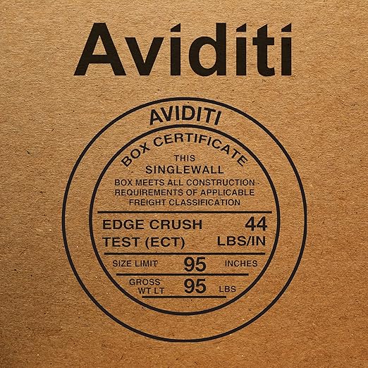 Aviditi HD1616 Heavy-Duty Single Wall Corrugated Cardboard Box, 16" L x 16" W x 16" H, Kraft, for Shipping, Packing and Moving (Pack of 25)