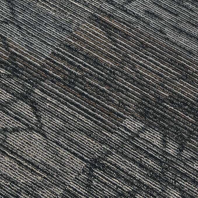 Mohawk Advance 36" x 12" Berber (Loop pile), 0.11" Pile Height, Carpet Tile, PET Fiber, Vintage Row Color, (1 Tile)