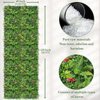 Artificial Grass Wall Backdrop Panels Roll: 40X120 in UV-Anti Greenery Boxwood Panels for Indoor Outdoor Green Plant Wall Decor & Ivy Fence Covering Privacy