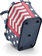 reisenthel carrybag stars & stripes - Sturdy shopping basket with plenty of storage space and practical inner pocket - Elegant and water-repellent design