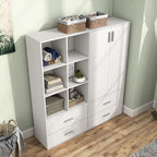 Homes: Inside + Out Apexa 2-Drawer Wooden Stackable Storage Drawers, Small Food Pantry Cabinet, Cajonera De Madera, Underbed Drawer Dorm Teen Room Decor & Bedroom, Home Office, Kitchen, White