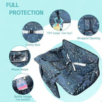 Shopping Cart Cover for Baby,2-in-1 High Chair Cover with Portable Cloth Bag,Cart Seat Pad for Babies Grocery Cushion Cover Restaurant,Suitable for All Supermarkets