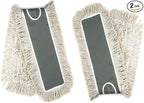 2 Pack of 36 Cotton Refills for Industrial Class Floor Dust mop Series Can be fit with Others (2 Pack of 36 Cotton Refill)