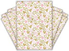19x24 (25) Pink Hearts Designer Poly Mailers Waterproof Self Sealing Tear Resistant Polymailers Large Shipping Envelopes Premium Printed Bags For Small Businesses