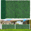 Boxwood Roll Panels, 48"x140" Artificial Ivy Privacy Fence Screen, UV-Anti Faux Boxwood Roll Grass Wall Panels for Garden Patio Balcony Privacy