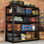 40" W Garage Shelving Unit, 2400Lbs Storage Shelves, Heavy Duty Adjustable Rack for Basement, Warehouse, Pantry, Stores, Tool Room, Freestanding Organizer